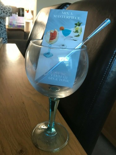 Bombay sapphire gin glass - gin,