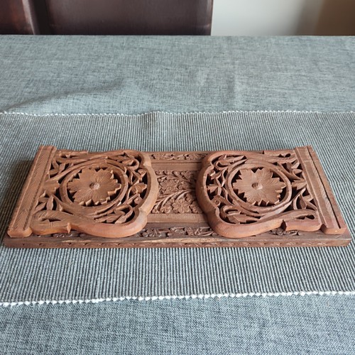 Vintage indian hand carved - indian,