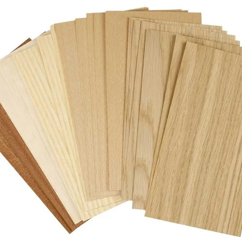 Wood veneer sheets 12x22cm - veneer,