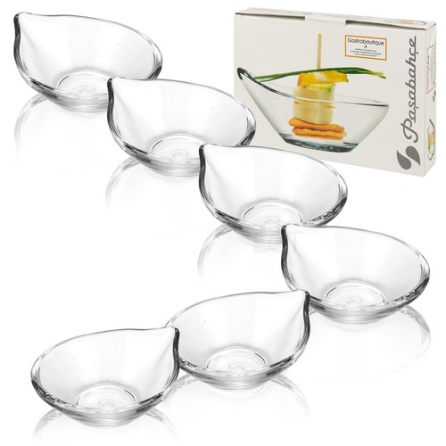 Glass tapas serving side - glass, &