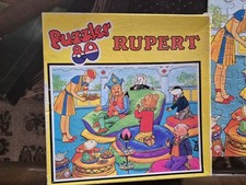 Vintage Jigsaw 80 Piece Rupert