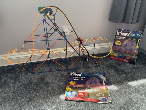 Knex corkscrew coaster - knex,