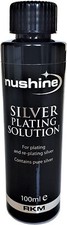 NUSHINE SILVER PLATING SOLUTION 100MLS -PLATE YOUR TEAPOTS WITH REAL SILVER
