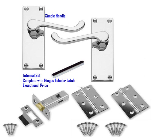 Victorian scroll lever latch - victorian,