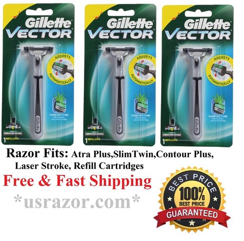 Gillette vector razor blades - gillette,