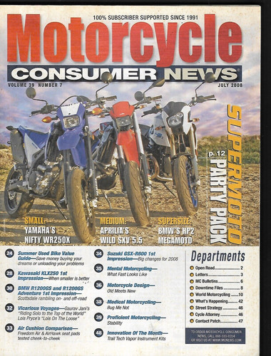 Motorcycle consumer news - motorcycle,