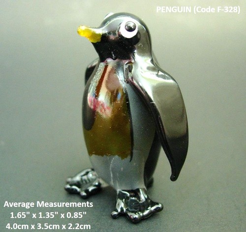 Blown glass emperor penguin - blown,