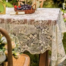 Organza French Lace Tablecloth