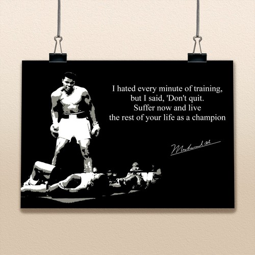 Quote poster inspired by - #1,