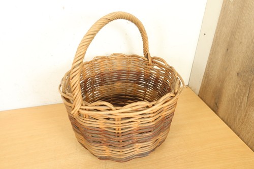 Vintage wicker shopping - shopping, basket
