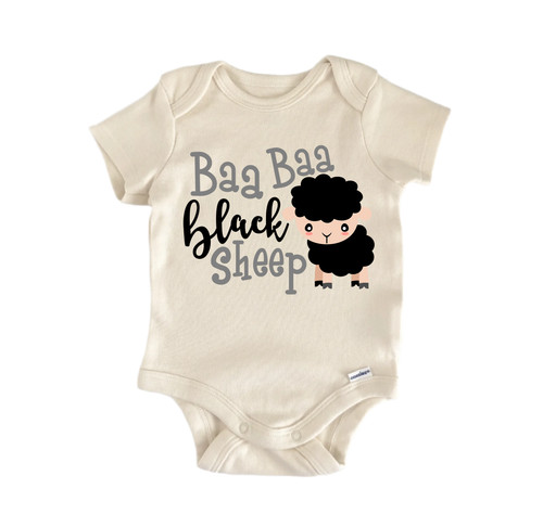 Baa black sheep - black, newborn