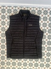 Rab Mens Microlight Vest Down Zip Gilet Quantum Pertex Nikwax - XXL 2XL - Black