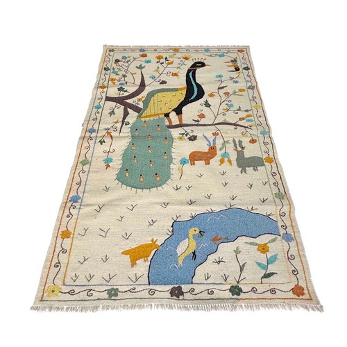 Vintage embroidery kilim - vintage,