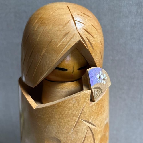 Showa retro kokeshi doll with - kokeshi,