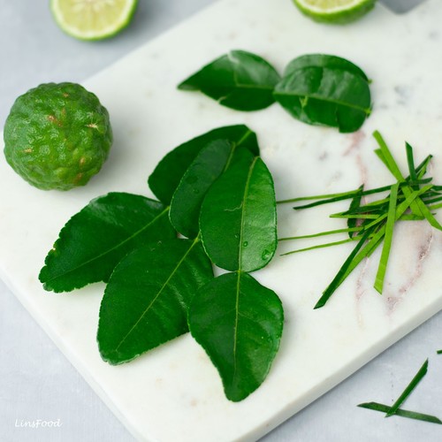 Thai kaffir makrut - lime, leaf