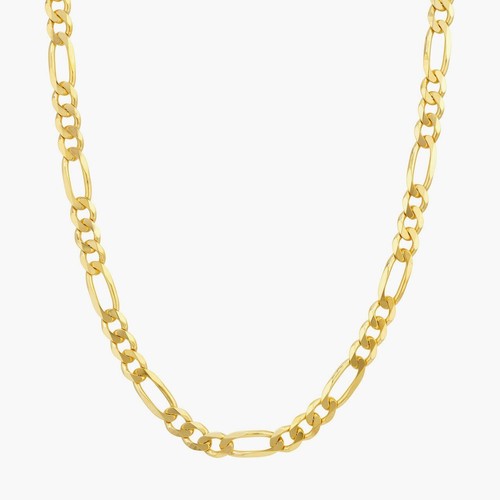 8mm figaro solid 18k - in, yellow