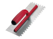 RUBI TILING TOOLS PRO Steel Notched Tile Trowel 11 x 4in x 1/4in Notch RUB25903