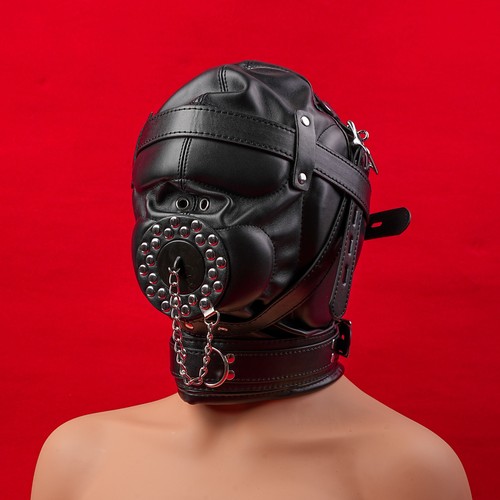 Bondage headgear gimp - headgear, hood