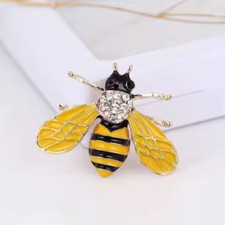 Bumble Bee Brooch – Black