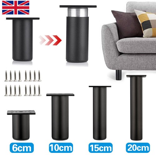 Adjustable metal legs - 4x,