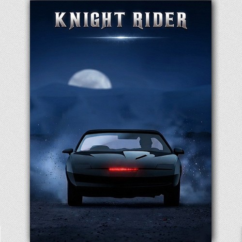 Knight rider kitt metal sign - metal,