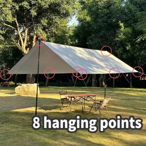 Camping tarp pole - camping,