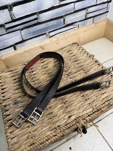 Fylde leather show girth - 42”,