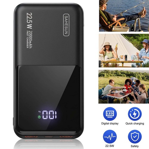 Power 20000mah bank - 20000mah, 22.5w