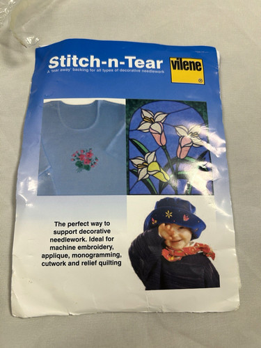 Vilene stitch tear - stitch-n-tear, away