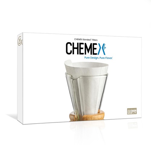 Chemex bonded filter half - -,