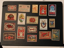 Swedish Matchbox Labels Old