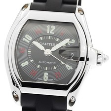 CARTIER Roadster LM W62002V3 Date black Dial Automatic Men's Watch_912345