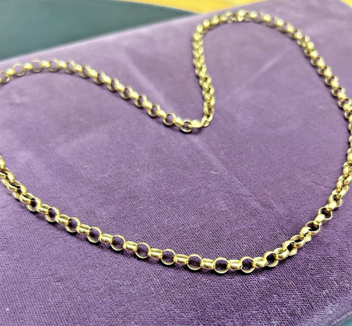 Solid 9ct yellow gold round - solid,