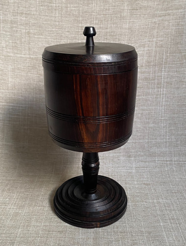 Antique c1820 treen lignum - antique,