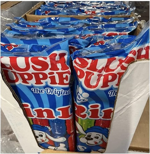 Slush puppie ice - slush, in