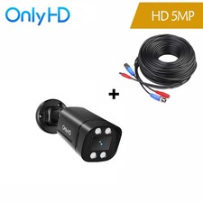 BULLET 5MP 3K CCTV CAMERA FULL HD OUTDOOR AHD WIRED NIGHT VISION WITH CABLE