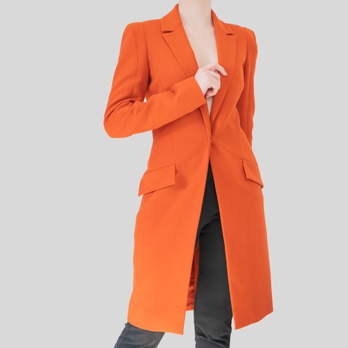 Amanda wakeley orange fitted - wakeley,