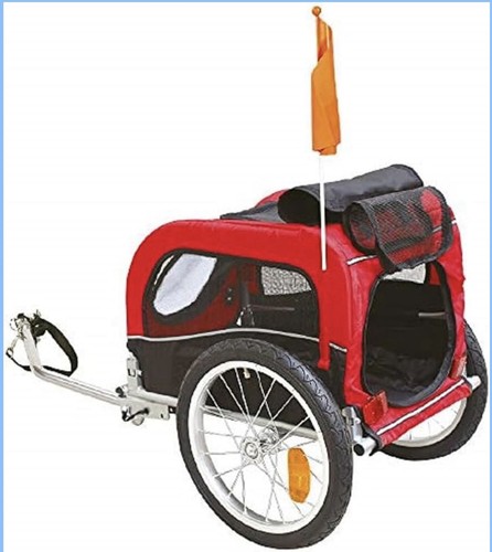 Dog bike trailer for medium - trailer,