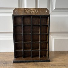 Vintage Wooden Thimble Display