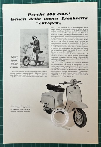 Rare 1964 innocenti lambretta - rare,