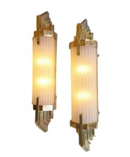 Art Deco Milk Glass Wall