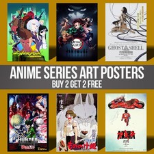 Classic Anime Posters Wall Art