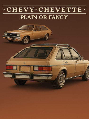 Chevy chevette wall art metal - chevy,