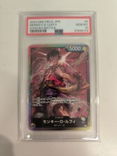 PSA 10 One Piece Card Game Monkey D. Luffy Rainbow Leader Event Promo 