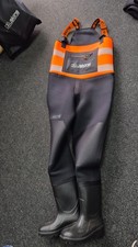 Two-Tone 5mm Neoprene Chest Wader, Thermal Insulation, Size 12/EU 47 Large/Tall