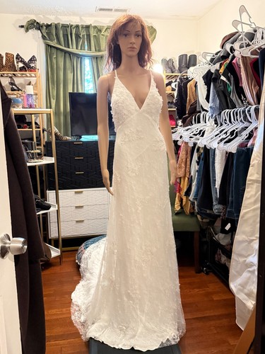 Bhldn wedding dress lace - wedding,