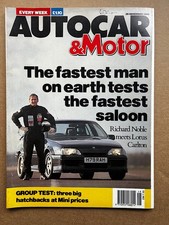 VAUXHALL/LOTUS CARLTON AUTOCAR