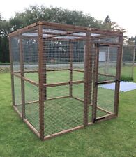 Animal Run 6FT x 6FT x 6FT Pet Run 16G Rabbit Chicken Cat Pen Bird Aviary