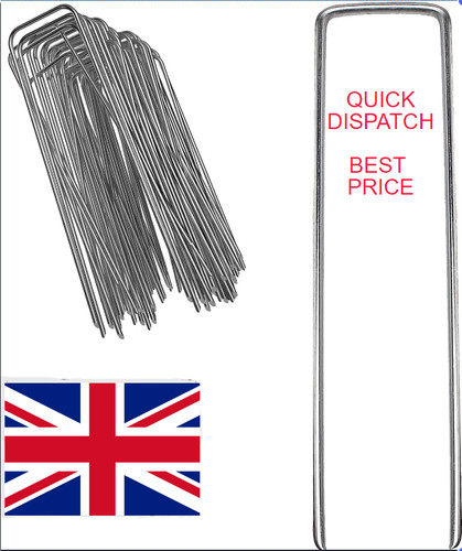 Weed fabric galvanised staples - fabric,