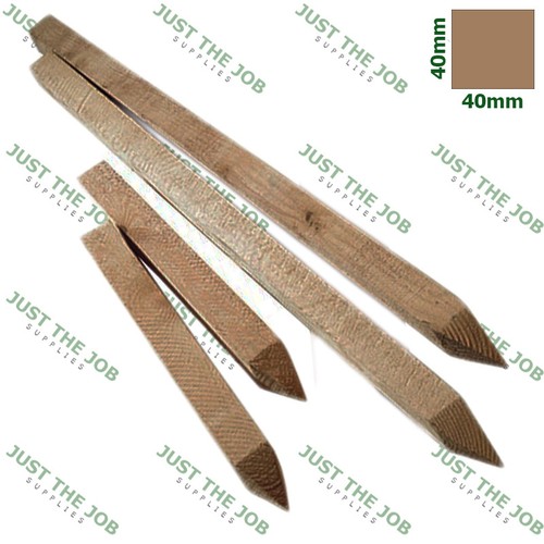 Wooden marking out stakes - out,